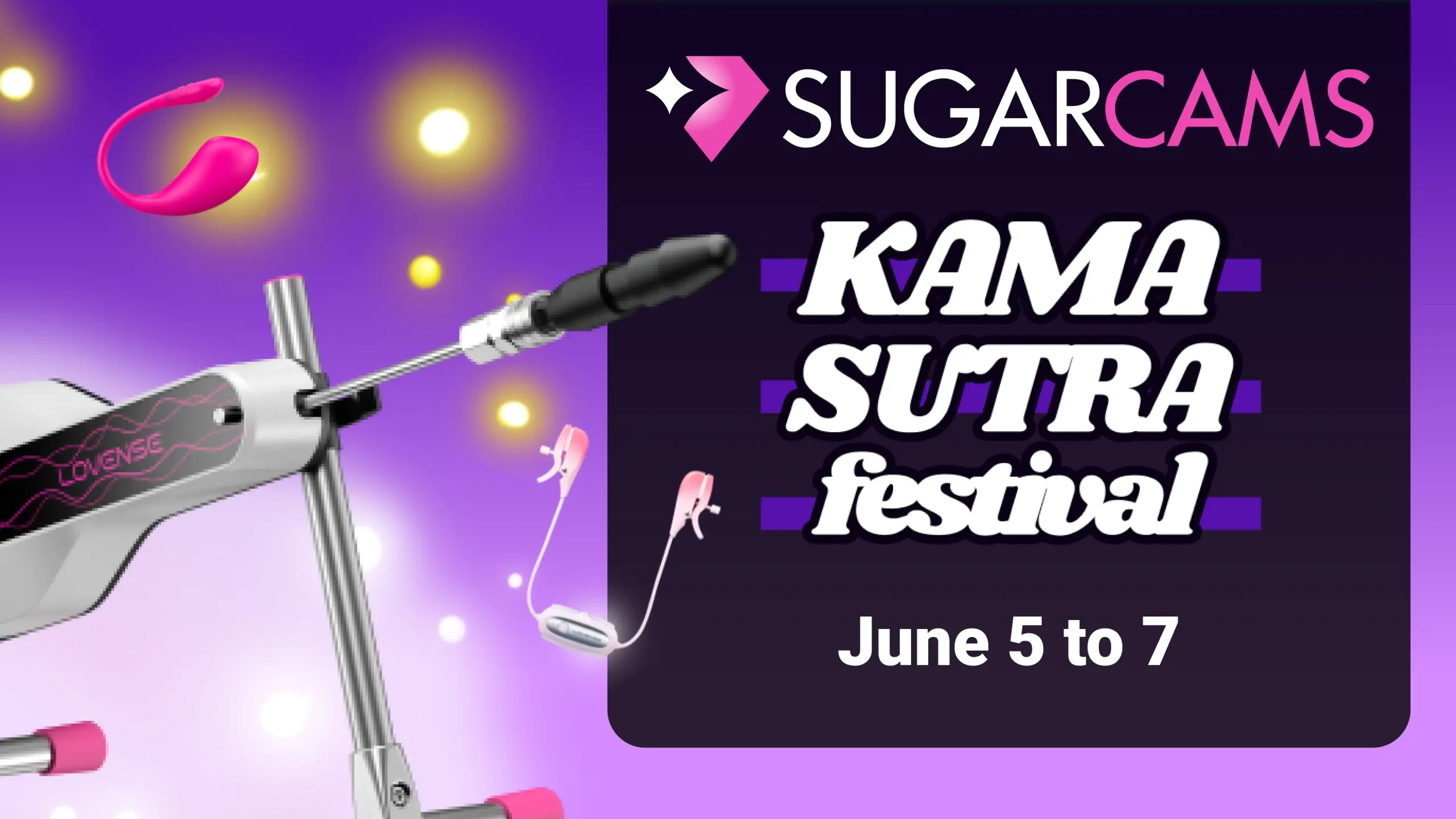 Kamasutra Festival 2026: Own the Art of Pleasure! 💜🔥